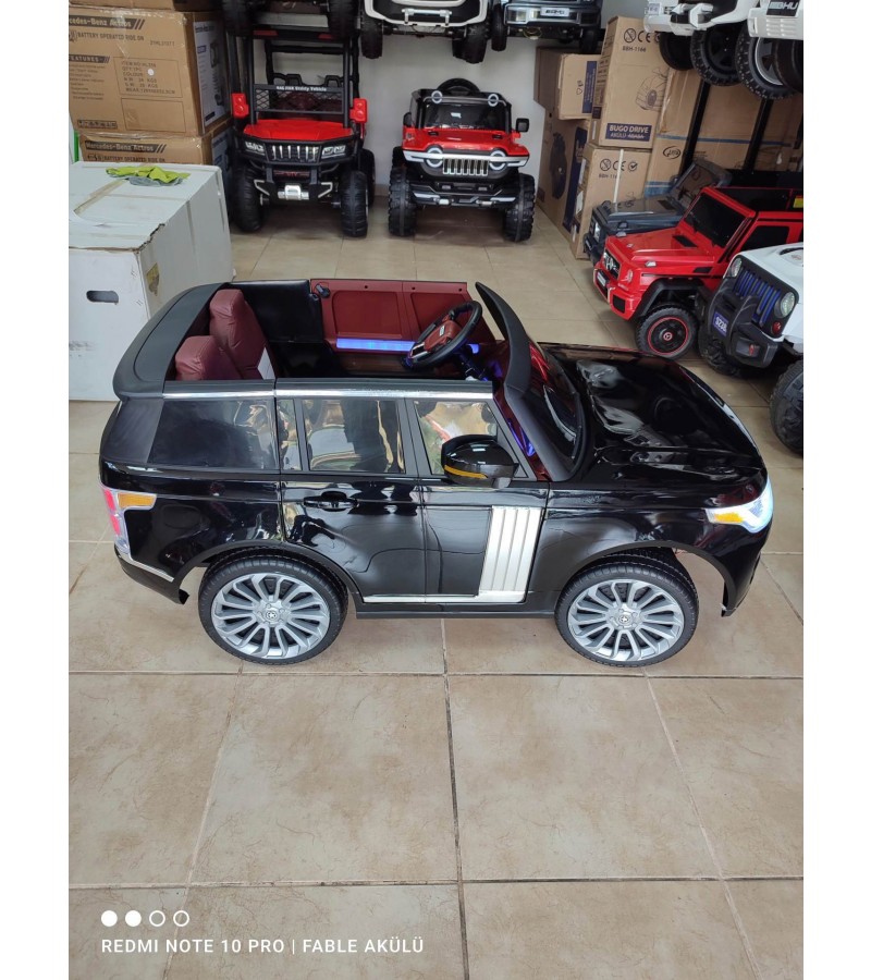 Range Rover 12V, 2 Kişilik, 4 Motor, Cep Tel Kontrol Akülü Araba!