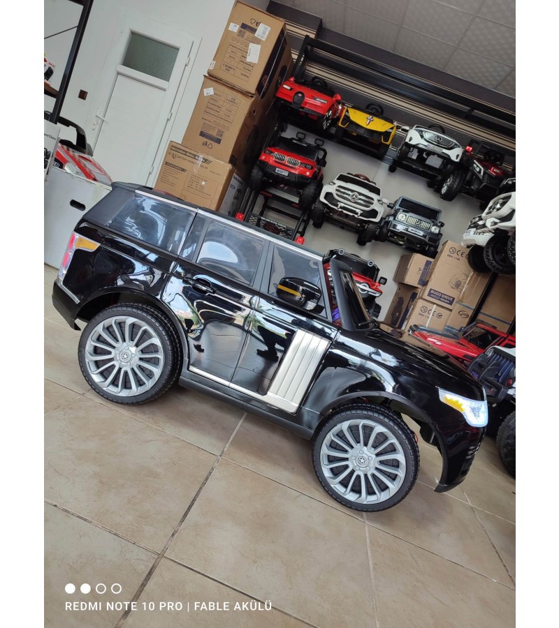 Range Rover 12V, 2 Kişilik, 4 Motor, Cep Tel Kontrol Akülü Araba!