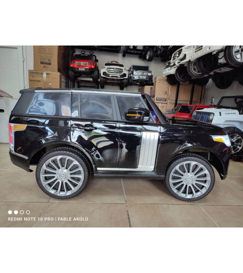 Range Rover 12V, 2 Kişilik, 4 Motor, Cep Tel Kontrol Akülü Araba!