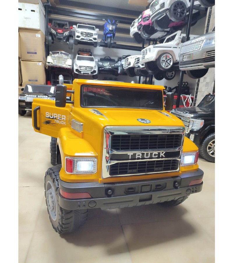 Truck Elektronik Damperli Kamyon! 12V, 4X4, Cep Tel Kontrol, Kumandali, Bluetoothlu Akülü Araba