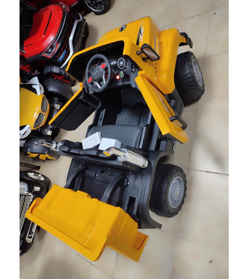 Truck Elektronik Damperli Kamyon! 12V, 4X4, Cep Tel Kontrol, Kumandali, Bluetoothlu Akülü Araba