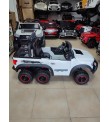 6 Teker Tek Kisilik Jeep! 12V, 4x4, 6 Teker Amortisman, Kumandali, Cep Kontrol Akülü Araba