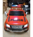 TEŞHİR ÜRÜN! Ford Ranger Polis! 12V, 4X4, Kumandalı, Cep Tel Kontrollü, Bluetoothlu, Beşik Modlu Akülü Araba