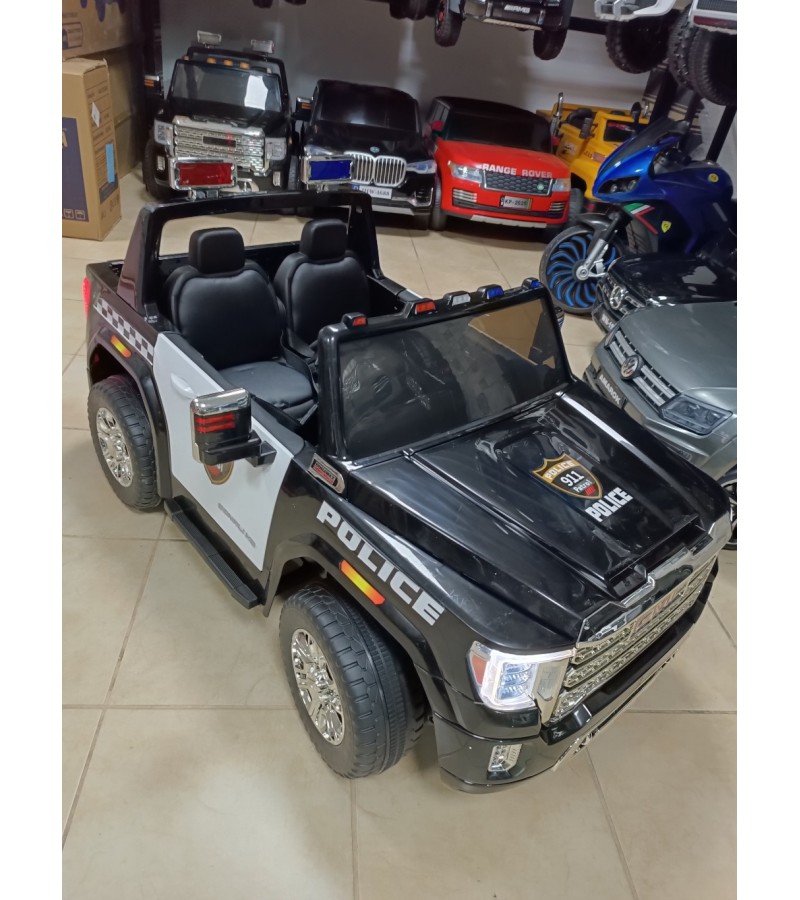 Lisansli GMC Çift Kişilik Jeep! 12V, 4X4 (4 Motor), FM Radyolu Akülü Araba!