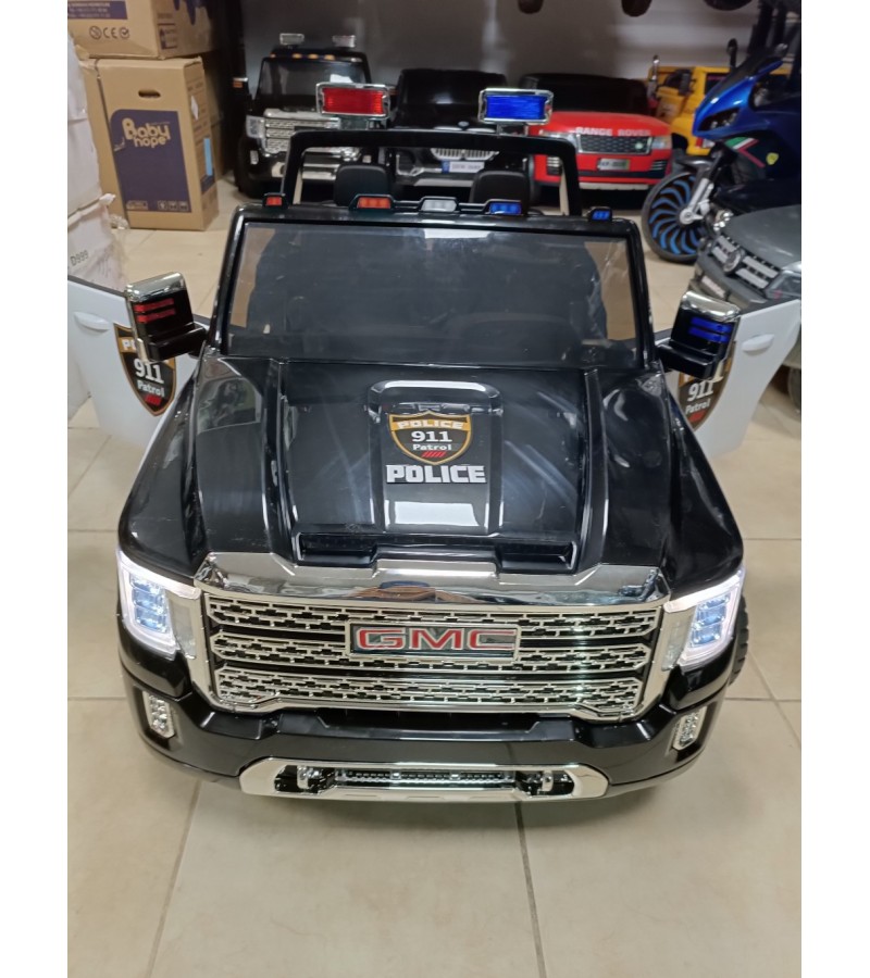 Lisansli GMC Çift Kişilik Jeep! 12V, 4X4 (4 Motor), FM Radyolu Akülü Araba!