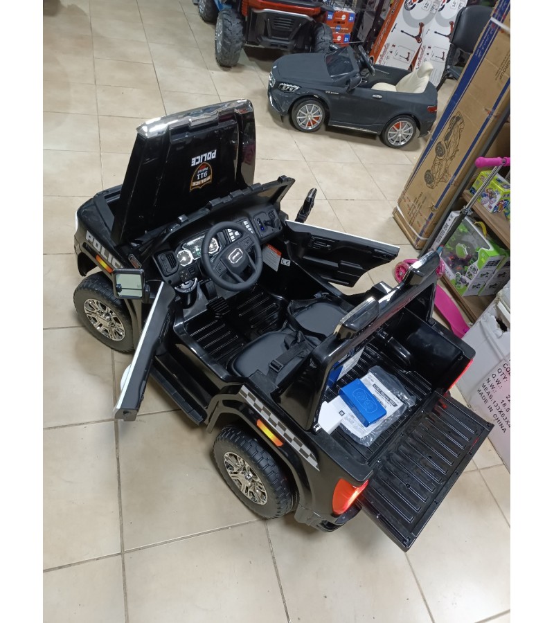 Lisansli GMC Çift Kişilik Jeep! 12V, 4X4 (4 Motor), FM Radyolu Akülü Araba!