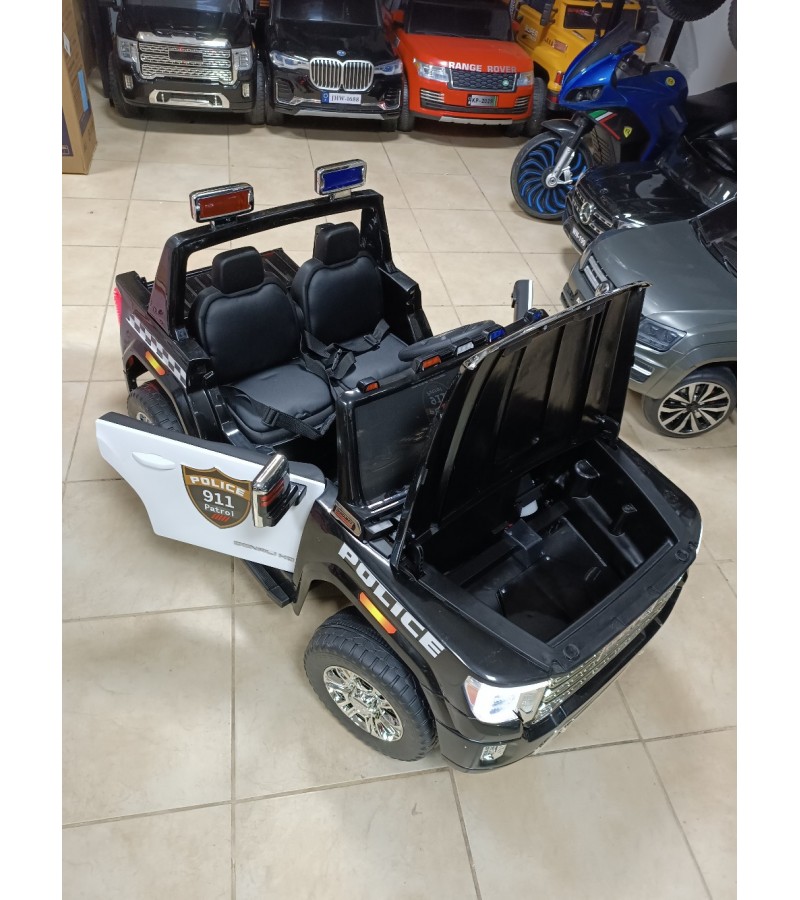 Lisansli GMC Çift Kişilik Jeep! 12V, 4X4 (4 Motor), FM Radyolu Akülü Araba!