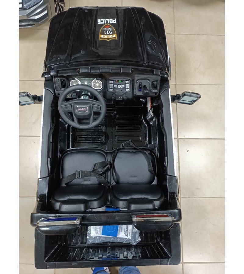Lisansli GMC Çift Kişilik Jeep! 12V, 4X4 (4 Motor), FM Radyolu Akülü Araba!