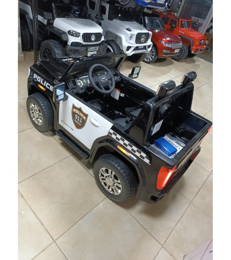 Lisansli GMC Çift Kişilik Jeep! 12V, 4X4 (4 Motor), FM Radyolu Akülü Araba!