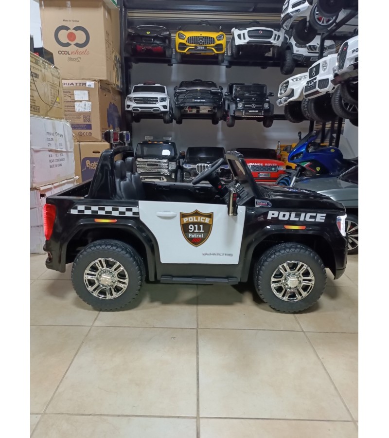 Lisansli GMC Çift Kişilik Jeep! 12V, 4X4 (4 Motor), FM Radyolu Akülü Araba!