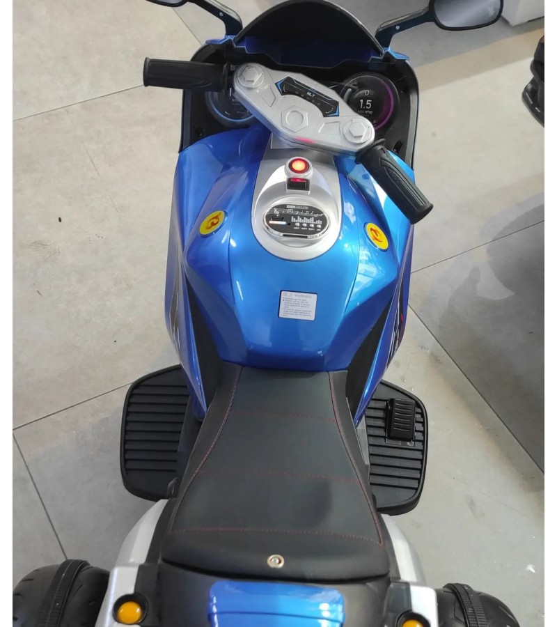 12V, Büyük Boyut, Duman Atma Özellikli, 10 Yaşa Kadar, Bluetooth Müzikli Akülü Yarış Motoru!