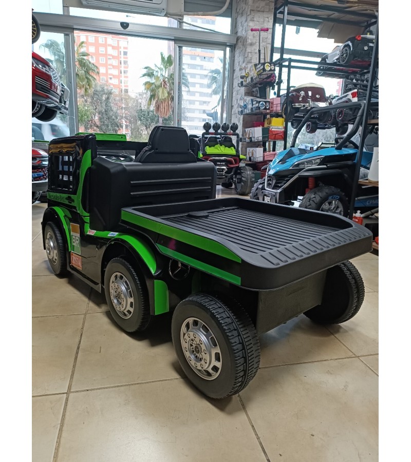 Gerçek 24 Volt Lisanslı Mercedes Axor Römorklu Tır! Uzaktan Kumandali, Cep Tel Kontrollü, Bluetooth Müzikli.