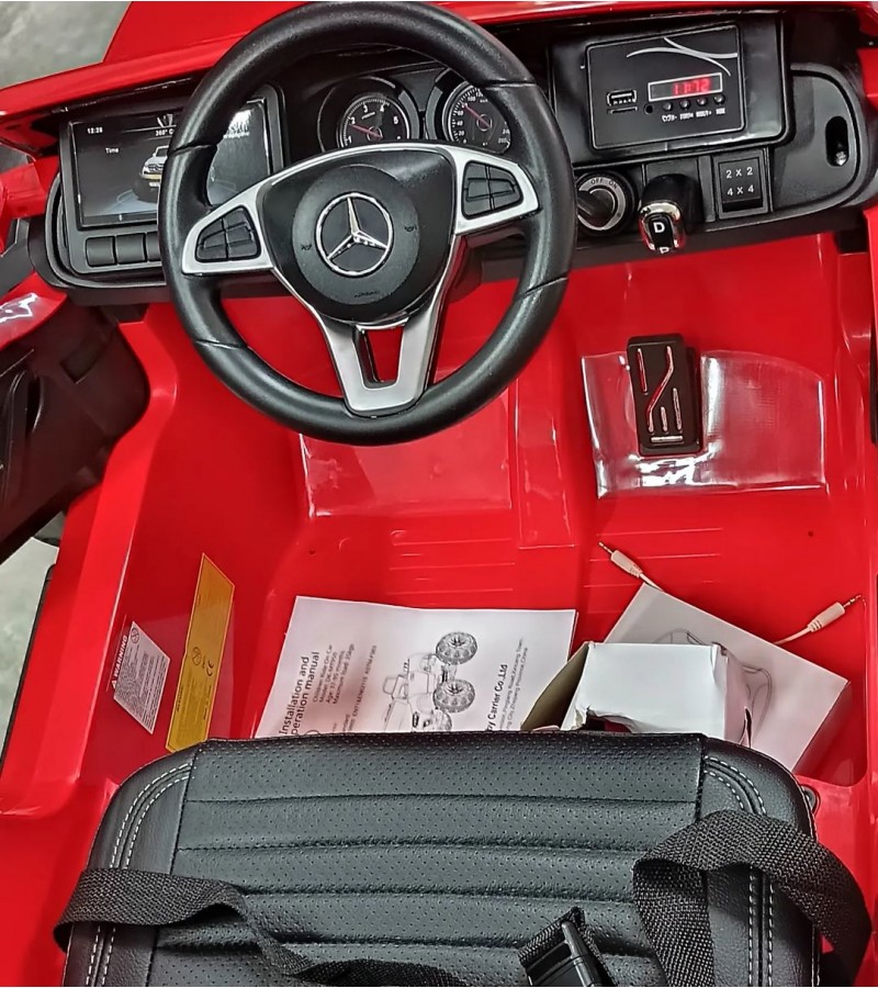 Lisansli Mercedes X-Class Monster Truck! 12V, Kauçuk Lastik, 4x4 Güçlü Motorlar, Bluetooth Müzik