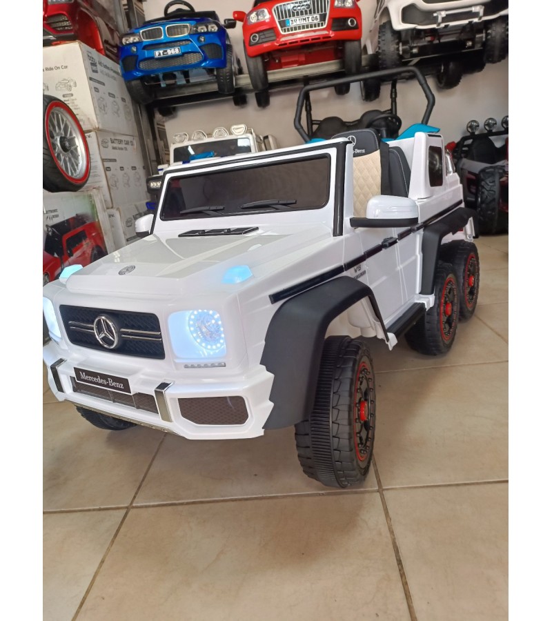 Lisansli Mercedes G63 6 Teker Tek Kisilik Jeep! 12V, 4x4, 6 Teker ...