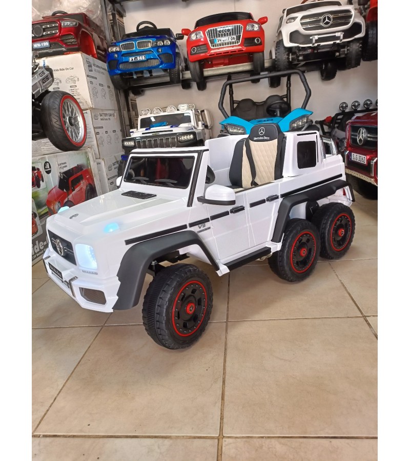 Lisansli Mercedes G63 6 Teker Tek Kisilik Jeep! 12V, 4x4, 6 Teker ...