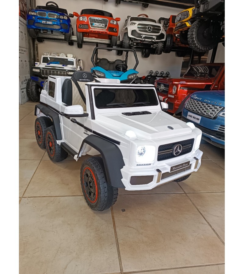 Lisansli Mercedes G63 6 Teker Tek Kisilik Jeep! 12V, 4x4, 6 Teker ...