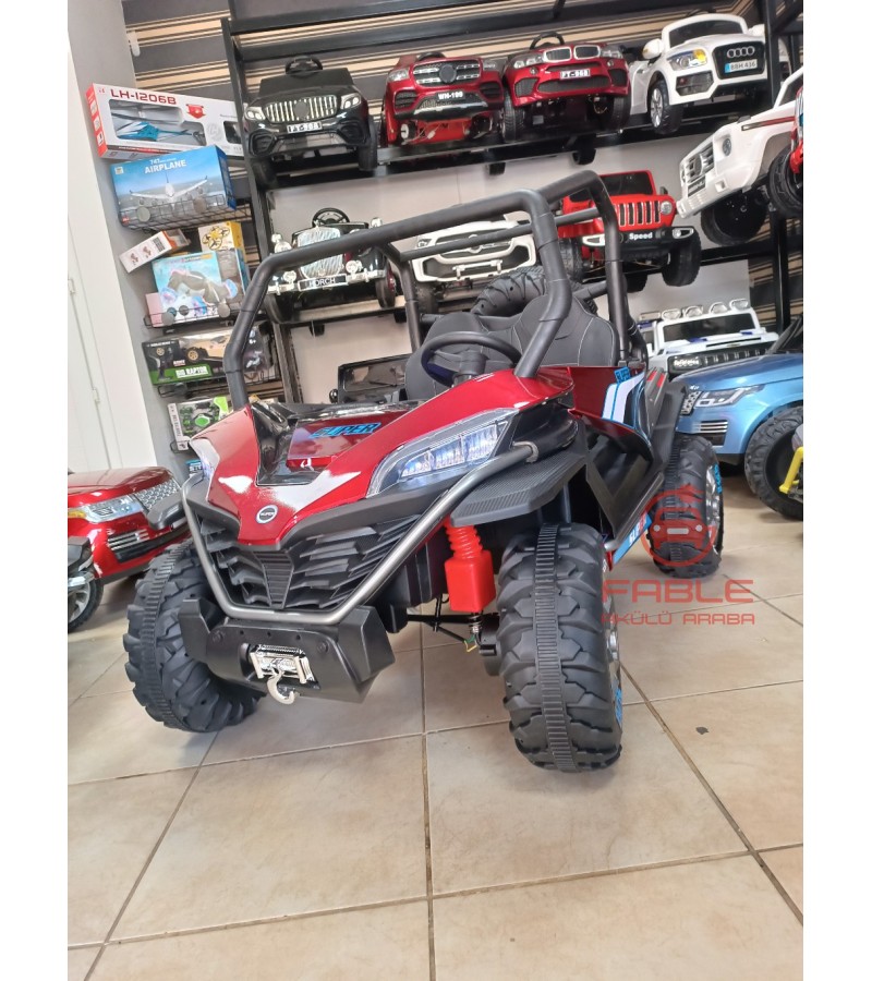XXXXL DEV Z10 UTV! 12 Volt, 4x4 Güçlü Motorlar, Çift Kişilik, Kumandalı, Cep Kontrollu Akülü Araba!