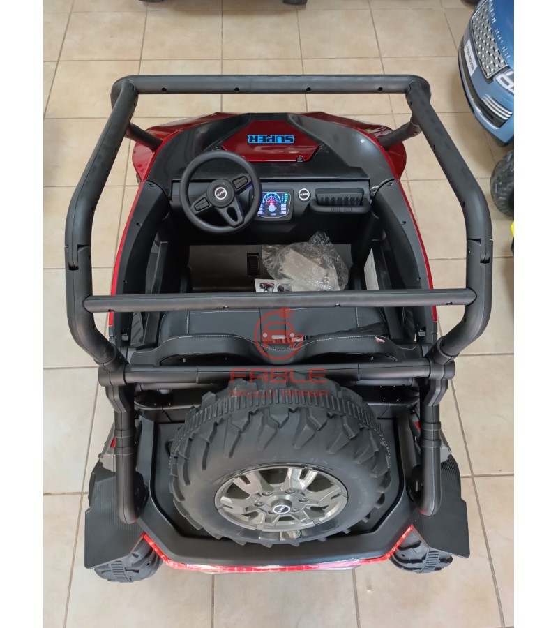 XXXXL DEV Z10 UTV! 12 Volt, 4x4 Güçlü Motorlar, Çift Kişilik, Kumandalı, Cep Kontrollu Akülü Araba!