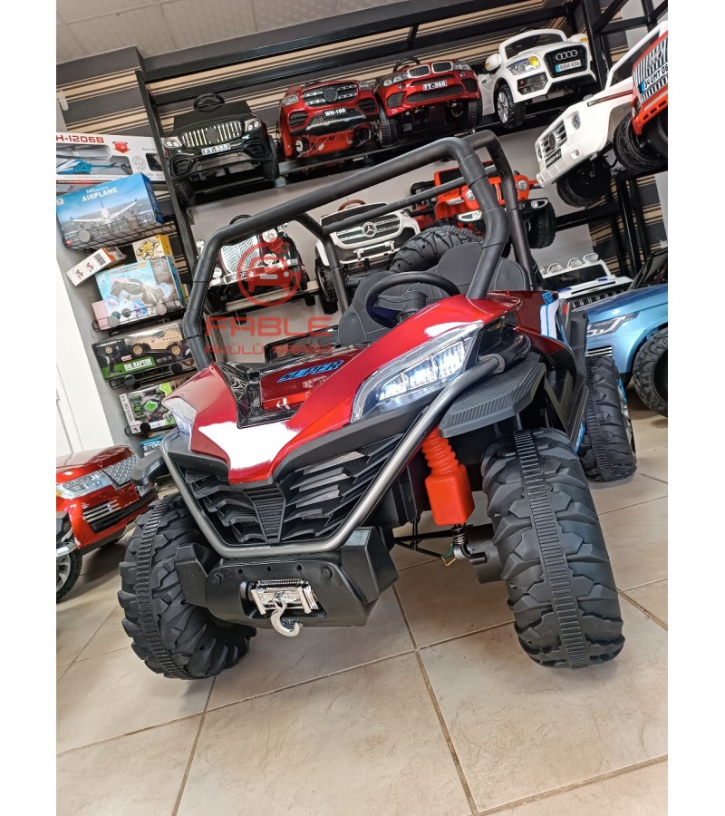 XXXXL DEV Z10 UTV! 12 Volt, 4x4 Güçlü Motorlar, Çift Kişilik, Kumandalı, Cep Kontrollu Akülü Araba!