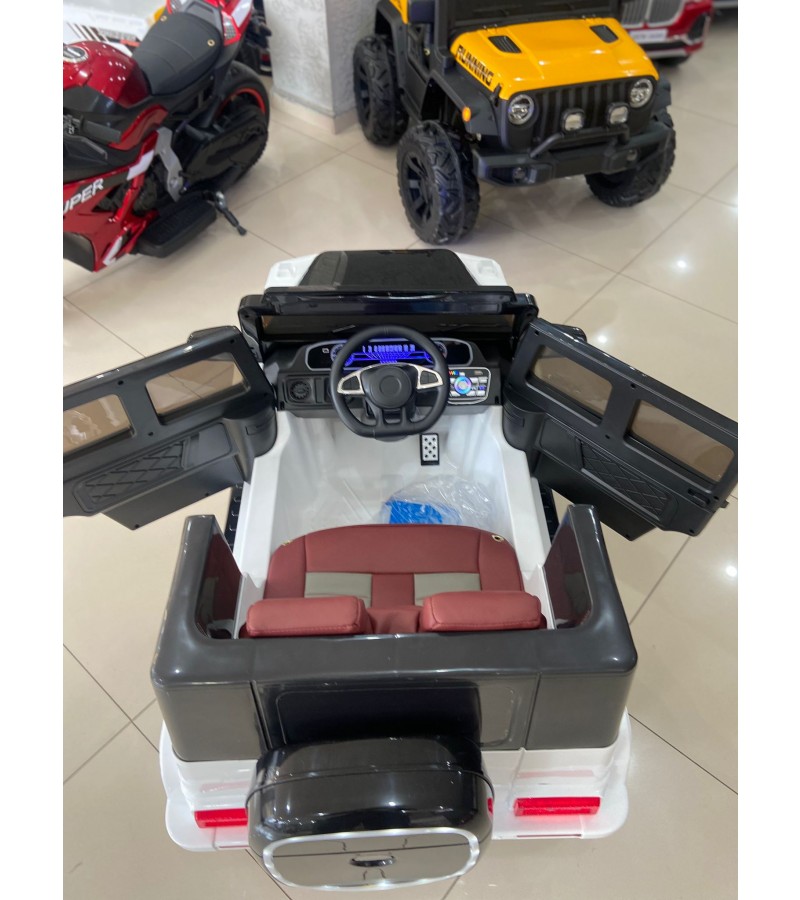 MERCEDES G65 Yeni Kasa! 12V, Yumuşak Lastik, 4X4, Kumandali,Cep Tel Kontrollü, Bluetooth Müzikli Akülü Araba!