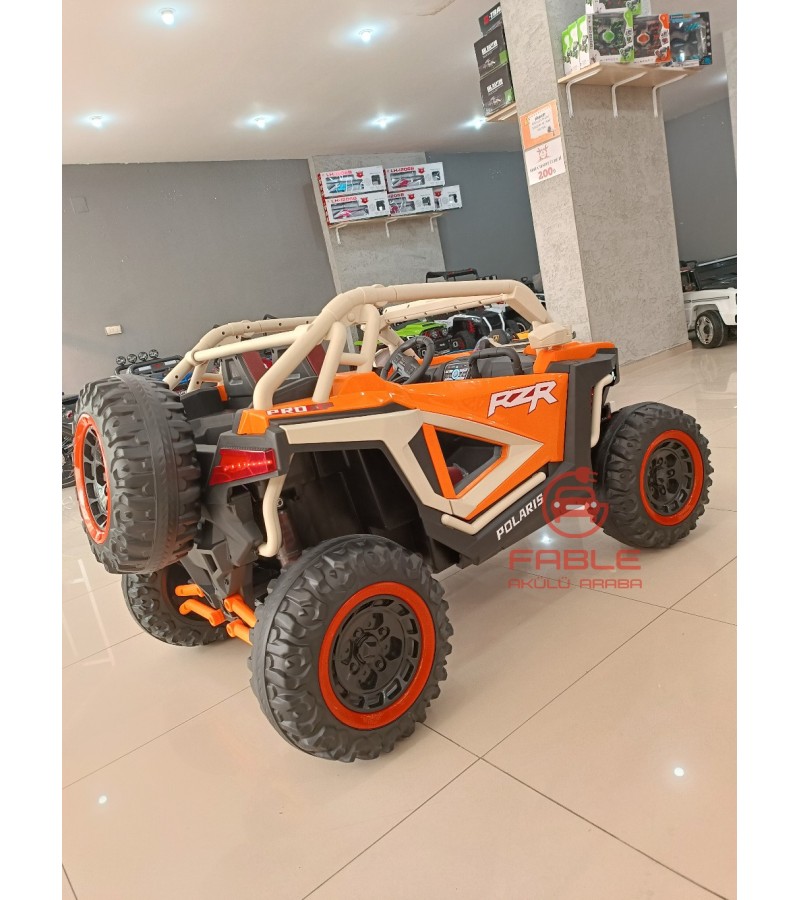 Polaris RXR 24 Volt Off-Road Dev Boy Jeep! Yüksek Hız, 4x2, Çift Kişilik, Uzaktan Kumandalı, Yavaş-Hızlı Mod, Kauçuk Lastikler, Gerçek Amortismanlar