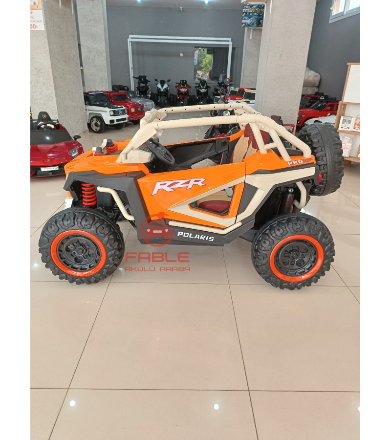 Polaris RXR 24 Volt Off-Road Dev Boy Jeep! Yüksek Hız, 4x2, Çift Kişilik, Uzaktan Kumandalı, Yavaş-Hızlı Mod, Kauçuk Lastikler, Gerçek Amortismanlar