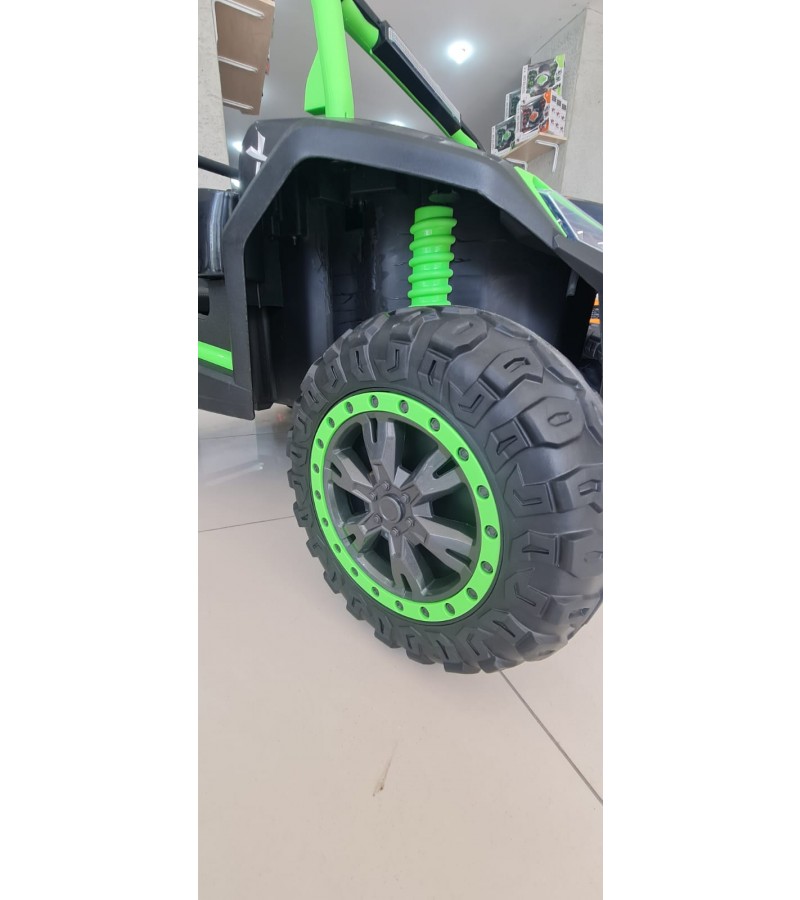 UTV 2000 24 Volt Off-Road Dev Boy Jeep! 4x4, Çift Kişilik, 3-15 yaş, Kumandalı, Kauçuk Lastik, Gerçek Amortisör,150 kg taşıma kapasiteli