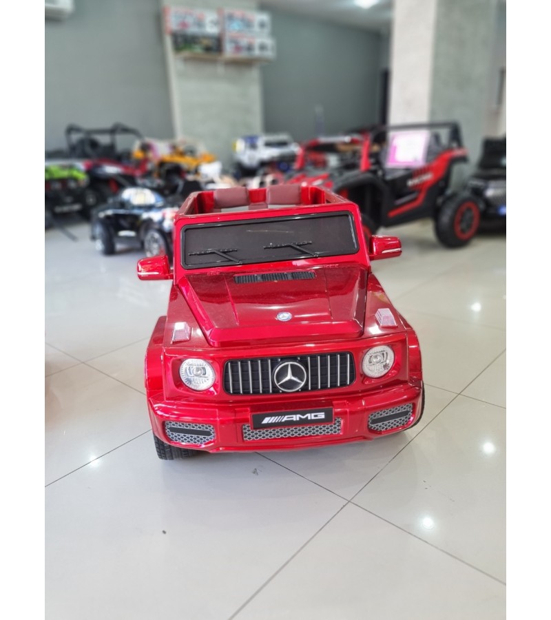 MERCEDES G65! 12V, Yumuşak Lastik, 4X4, Kumandali,Cep Tel Kontrollü, Bluetooth Müzikli Akülü Araba!