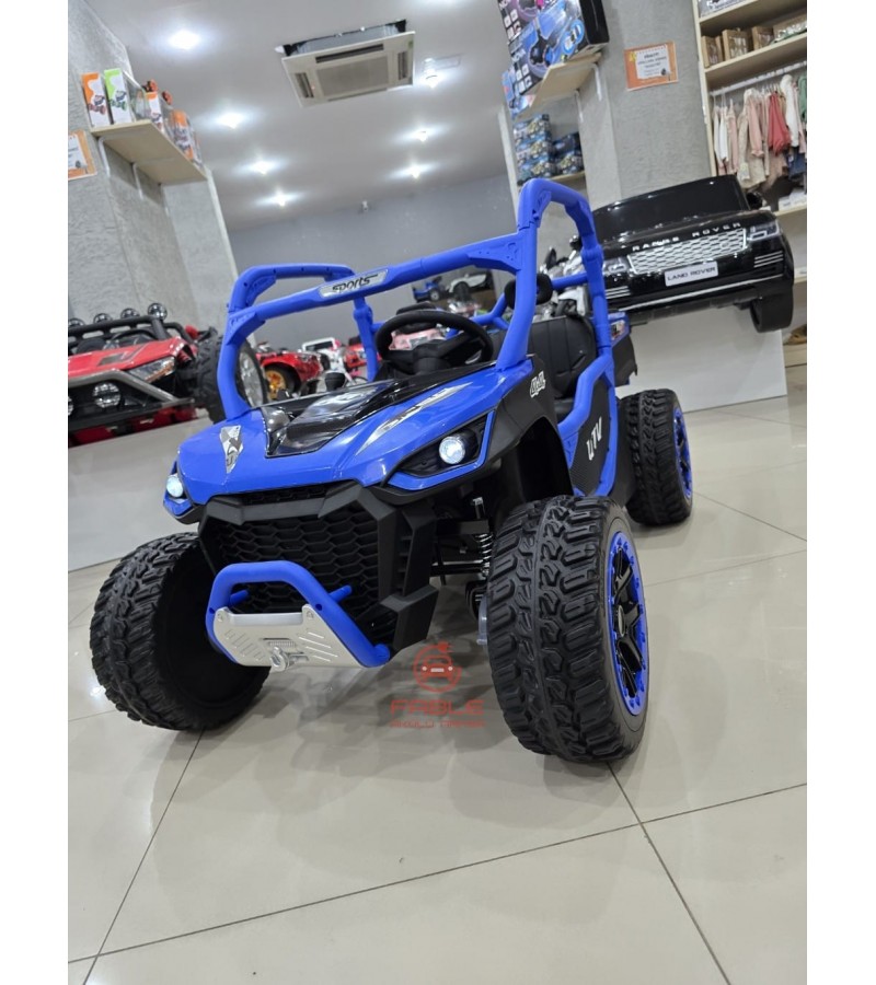 UTV Damperli 24V, 4X4, Otomatik Damperli, Kauçuk Lastik, Yüksek Hız,Çift Kişilik, Bluetooth Müzik, Kumandalı