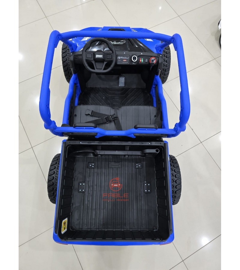 UTV Damperli 24V, 4X4, Otomatik Damperli, Kauçuk Lastik, Yüksek Hız,Çift Kişilik, Bluetooth Müzik, Kumandalı