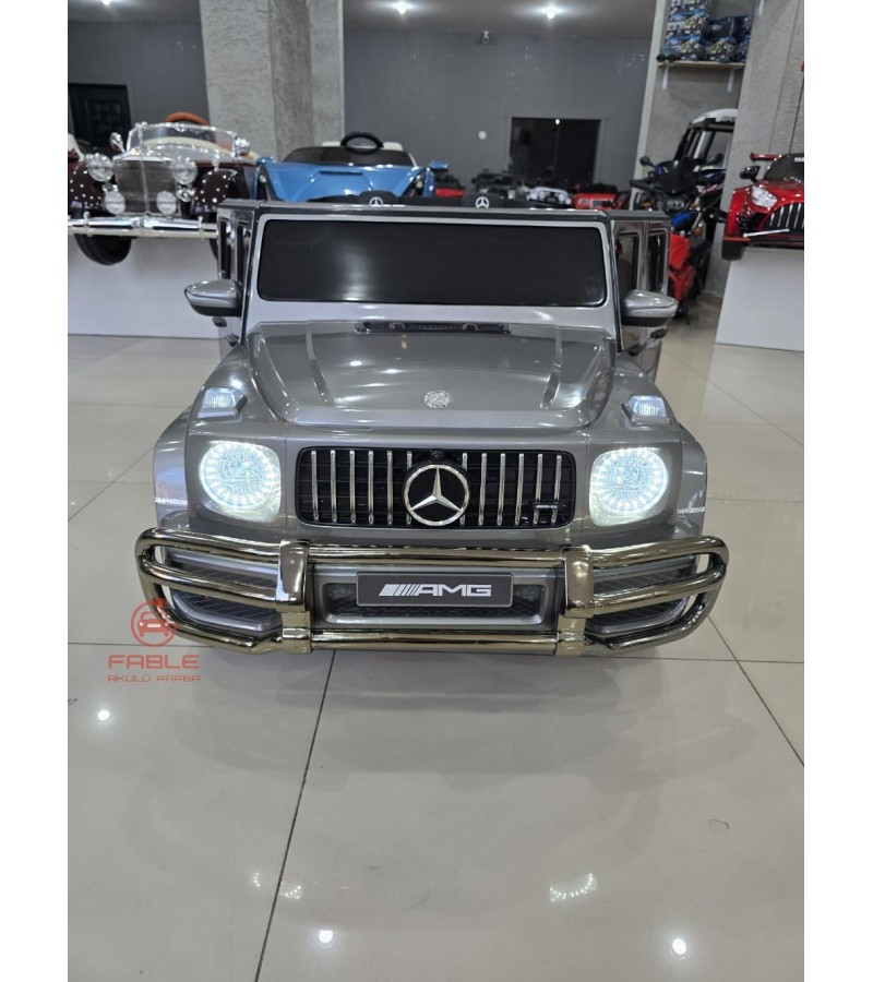 Mercedes G63 24 Volt! 4X4, Yumuşak Lastik, Çift Kişilik Çift Koltuk, Bluetooth Müzikli & FM Radyolu Akülü Araba! (LİSANSLI)
