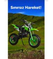 Çocuk 49CC Benzinli Cross Motor (3-13 Yaşa Uygun)