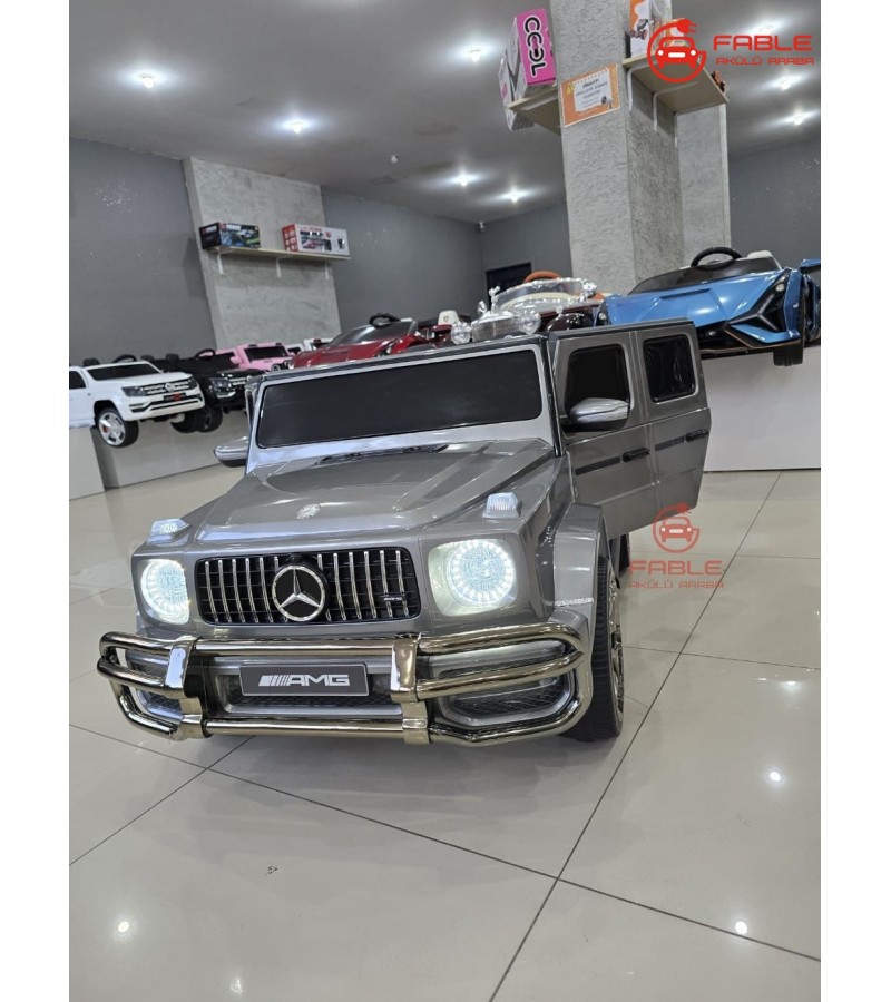 Mercedes G63 24 Volt! 4X4, Yumuşak Lastik, Çift Kişilik Çift Koltuk, Bluetooth Müzikli & FM Radyolu Akülü Araba! (LİSANSLI)