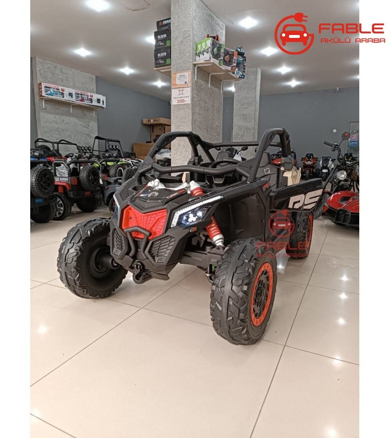 Can-Am 24 Volt Lisanslı Off-Road Jeep! Çift Kişilik, 4x4, Tabletli