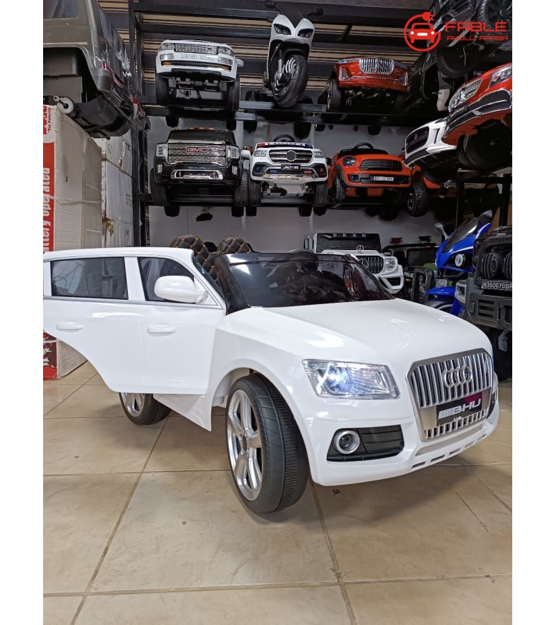 Babyhope Audi Q-Suv Yeni Nesil! 12V, Kumandali, 2 Motor, Cep Tel Kontrollu Akülü Araba!