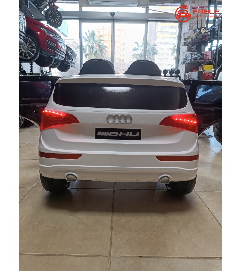 Babyhope Audi Q-Suv Yeni Nesil! 12V, Kumandali, 2 Motor, Cep Tel Kontrollu Akülü Araba!