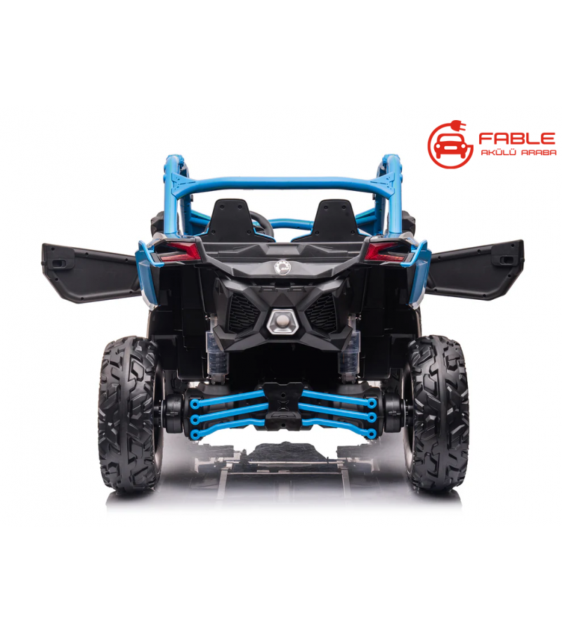 Can-Am 24 Volt Lisansli  Off-Road Jeep! Çift Kişilik, 4x4 Güçlü Motorlar, Tablet Ekran, 4 Akülü Seri Sistem