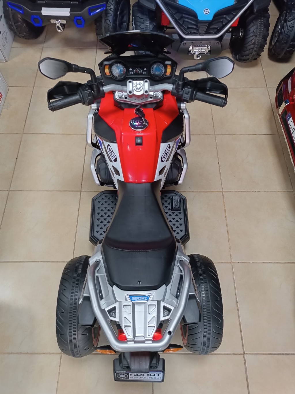 Dev Boy BMW R1250 Motor! 12V, 15 Yaşa Kadar Kullanım, 3 Teker, Çift ...